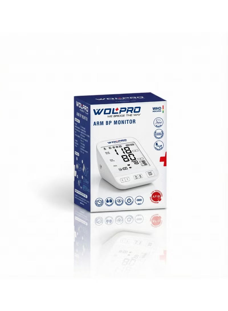 Wolpro Upper Arm Blood Pressure Monitor WOLBP01