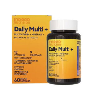 Indeed Nutrition Daily Multi+ – Multivitamin with Botanicals (60 Vegan Capsules)