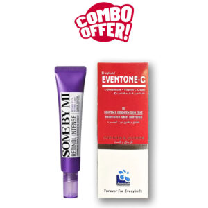 Super Combo Offer: Eventone C Cream 30g + Some By Mi Retinol Intense Advance Triple Action Eye Cream 30ML