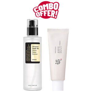 Super Combo Offer: Cosrx Advanced Snail 96 Mucin Essence + Beauty of Joseon Relief Sun SPF50+