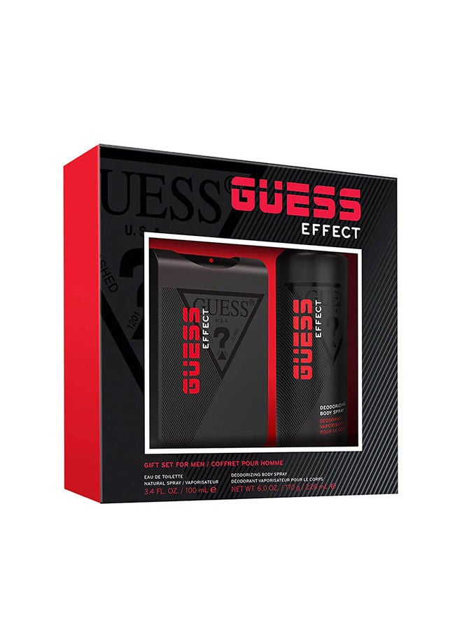 GUESS EFFECT (M) SET EDT 100ML + BODY SPRAY 226 ML