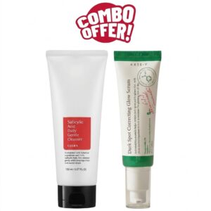 Super Combo Offer : Cosrx Salicylic Acid Daily Gentle Cleanser For Oily Skin 150ml+Axis-Y Dark Spot Correcting Brighten & Moisturize Glow Facial Serum 50ml